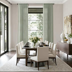 Desert Sage Linen Curtains for Living Room 94 Inches Long Light Filtering Semi - Image 8