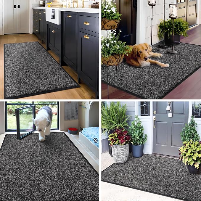 Mibao Front Door Mat, Dirt Trapper Welcome Mat - Image 9