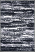 Lansny Modern Abstract Entryway Rug Indoor 2x3 Washable Rug Non-Slip Soft Small - Image 9