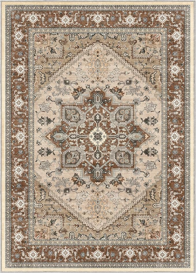OPPODREAM Soft Area Rugs 4x6, Low-Pile Washable Rugs 4x6 - Image 9