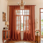 MYSKY HOME Bohemian Farmhouse Ceiling Curtains by MYSKYHOME