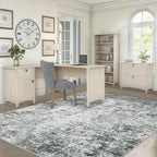 5x7 Area Rugs for Living Room, Washable Modern Abstract Large Area Rug Neutral - Image 6