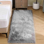 Goolela Grey Fluffy Fuzzy Furry Rug 2x6 by Goolela