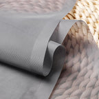 OVZME 2 Panels Grey Sheer Valance - Image 4