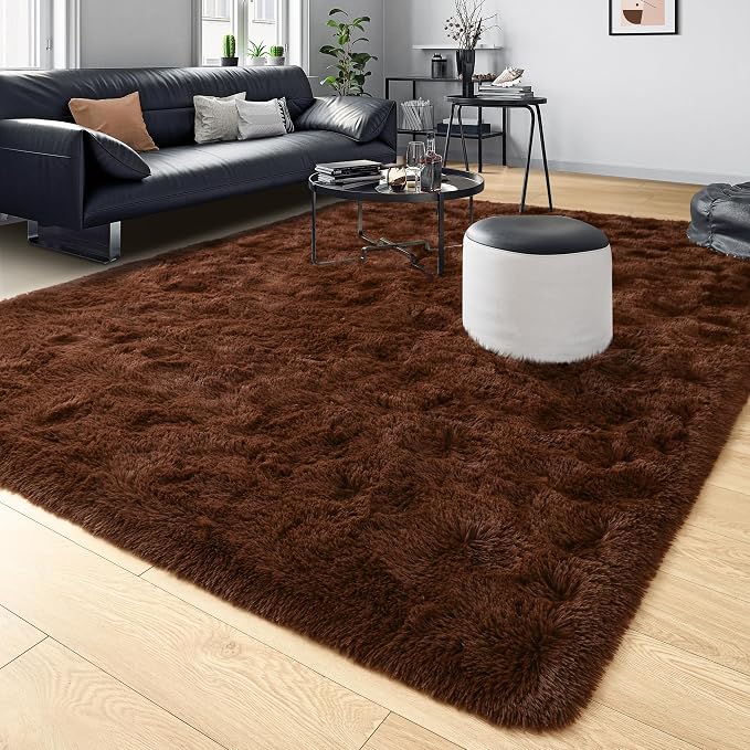 Tepook Super Soft Fluffy Rugs for Living Room, Shag 6x9 Area Rugs for Bedroom - Image 8