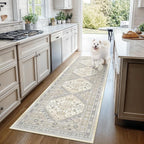 Kitchen Runner Rug Non Slip Washable 2.5x8, Soft Low Pile Entryway Rug Runners - Image 9