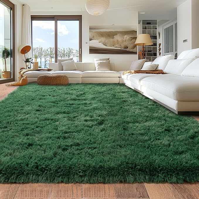 Rugs for Living Room 8x10, Soft Shaggy Modern Shag Area Rug for Bedroom - Image 8