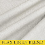 NICETOWN 100% Blackout Linen Texture Curtains 80 inches Long, Thermal Insulated - Image 8