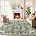 AMADA HOMEFURNISHING 5x7 Area Rugs, Washable Living Room Rug Low-Profile by AMADAHOMEFURNISHING