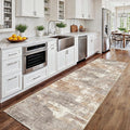 2x8 Washable Kitchen Runner Rug: Modern Abstract Runners by Ksrau