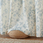 jinchan Linen Floral Curtains 100 Inch Extra Wide - Image 7