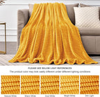 BEDELITE Fleece Blanket King Size – 3D Ribbed Jacquard Soft and Warm Decorative - Image 7
