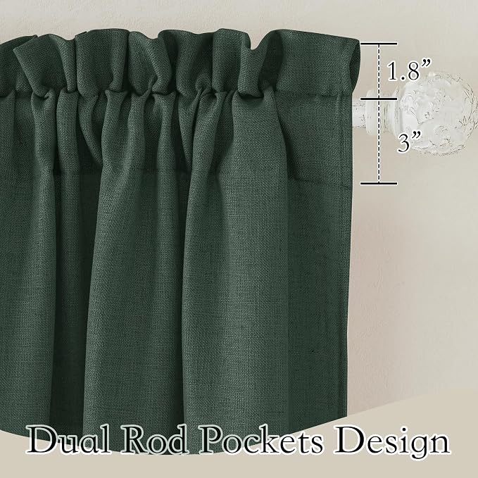 RYB HOME Semi Sheer Valances - Image 2