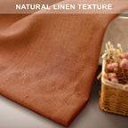 Orange Linen Curtains 72 Inch Length - Image 8