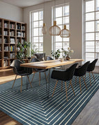 Latte&Fog 6x9 Area Rugs for Living Room Bedroom, Boho Non Slip Low Pile Carpet - Image 4