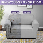 Joccun Stretch Chair Couch Cover, 1-Piece Sofa Slipcover Spandex Jacquard - Image 6