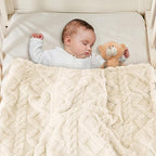 Sherpa Fleece Baby Blanket, Ultra Soft Fluffy Premium Baby Blankets - Image 2