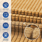 KEKUOU Stretch Oversized Sofa Slipcover 1 Piece Couch Sofa Cover Furniture - Image 3