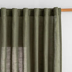 MYSKY HOME Living Room Curtains 90 Inches Long Farmhouse Light Filtering - Image 8