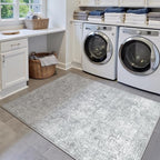 PureCozy 3x5 Area Rug Washable Vintage Entryway Living Room Carpet Indoor - Image 4