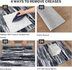 Lansny Modern Abstract Runner Rug 2x6 - Image 3