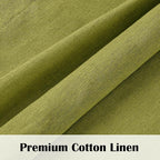 FRAMICS Farmhouse Valance Curtains, Boho Cotton Linen Kitchen Valance, Fresh - Image 5