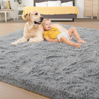 Tepook Area Rugs 9x12 for Living Room, Super Soft Fluffy Rugs for Bedroom - Image 4