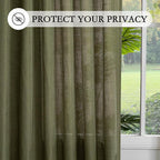 MYSKY HOME Curtains for Living Room 84 Inches Long Semi Sheer Light Filtering - Image 6