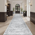 Runner Rug 2'6" x 16' Washable Non-Slip 2.5x16 ft Long Runner Rugs by Soalmost