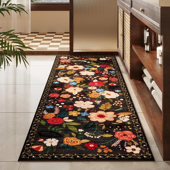 Rugcomf Runner Rug for Hallways Kitchen Rug Non Slip 2'x 6' Washable Runner Rugs - Image 7