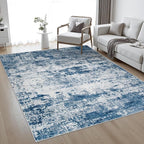 5x7 Area Rug Living Room Rug: Washable Modern Abstract Soft Thin Rug Indoor by FXRHLP