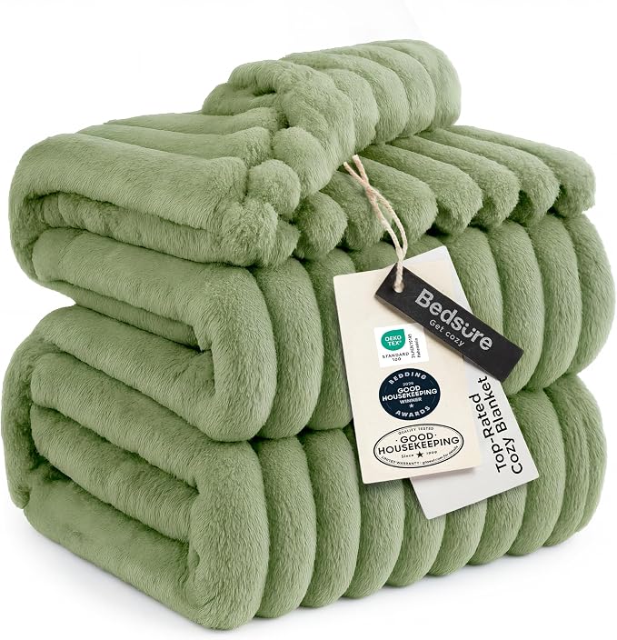 Bedsure GentleSoft Reseda Full Blanket by BEDSURE