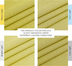 NICETOWN Bright Yellow Linen Curtains - Image 7