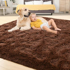 Tepook Super Soft Fluffy Rugs for Living Room, Shag 6x9 Area Rugs for Bedroom - Image 4