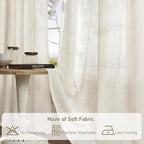 LAMIT Natural Linen Blended Curtains - Image 8