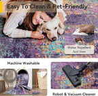 Washable Area Rugs 6'x8' Non-Slip Modern Abstract Soft - Image 5