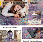 Washable Area Rugs 2'x8' Non-Slip Modern Abstract Soft - Image 6
