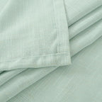 BGment Sage Green Linen Curtains 40 Inch Length - Image 8
