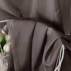 Aiyufeng Chocolate Sheer Curtains 45 Inches Long 2 Panels, Solid Voile Top Dual - Image 7