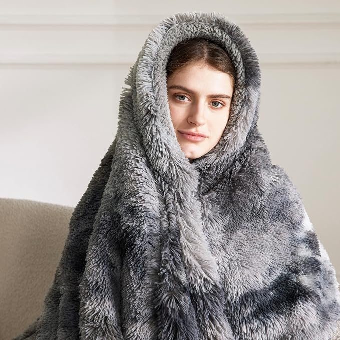 Bedsure GentleSoft Fluffy Fuzzy Faux Fur Throw Blanket - Image 8
