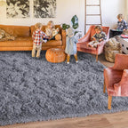 Rugs for Living Room 9x12, Soft Shaggy Modern Shag Area Rug for Bedroom - Image 2