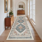 Madane Runner Rug 2'6''x8' Kitchen Runner, Hallway Runner Printed Vintage - Image 2