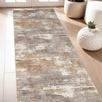 3x7 Washable Kitchen Runner Rug: Modern Abstract Runners - Image 2