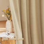 NICETOWN Linen Brown Curtains & Drapes Privacy - Image 3