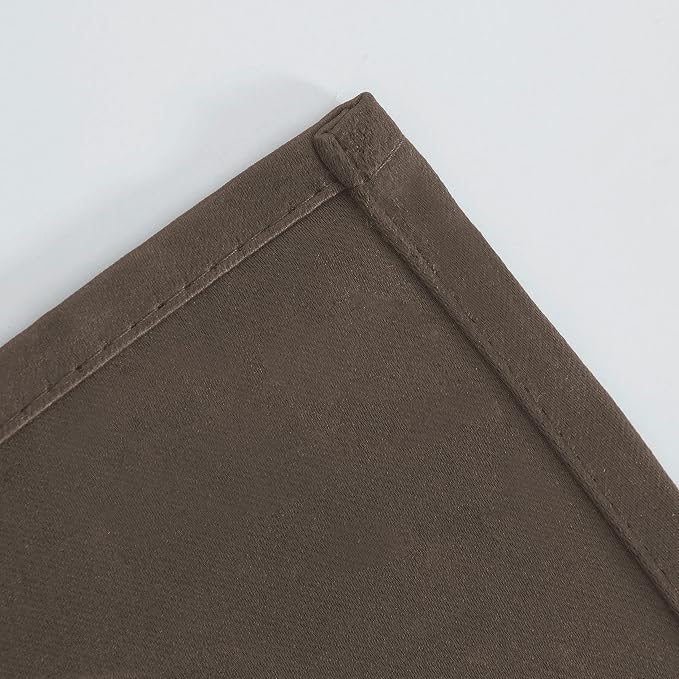LEMOMO Chocolate Thermal Blackout Curtains/42 x 84 Inch/Set of 2 Panels Room - Image 8