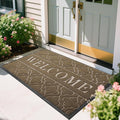 Yimobra Welcome Mat Outdoor Indoor, All-Season Waterproof Front Door Mat by Yimobra