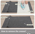 BEQHAUSE Kitchen Rugs 24"x36", Non-Slip Kitchen Mats - Image 9