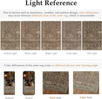 5x7 Washable Area Rug for Living Room Bedroom Vintage Rust Red Soft Low Pile - Image 6