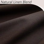 Guken Brown 100% Blackout Curtains 63 Inch Length 2 Panels Set - Image 4