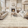 Area Rug 10x12 Vintage Washable Living Room Large Carpet Non Slip Bedroom by Soalmost